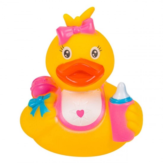 Ratusca Bebelusa din Plastic Roz 10x7x9cm