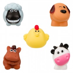 Jucarii pentru Baie Animale de la Ferma - 5buc