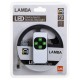 Banda Strip Light Autocolanta cu Lumina Alba si Telecomanda 12V - 3m