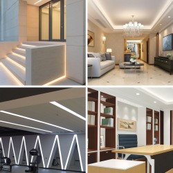 Banda Strip Light Autocolanta cu Lumina Alba si Telecomanda 12V - 3m