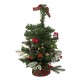 Brad de Craciun Artificial de Masa cu Craciunite Pomusoare 50cm