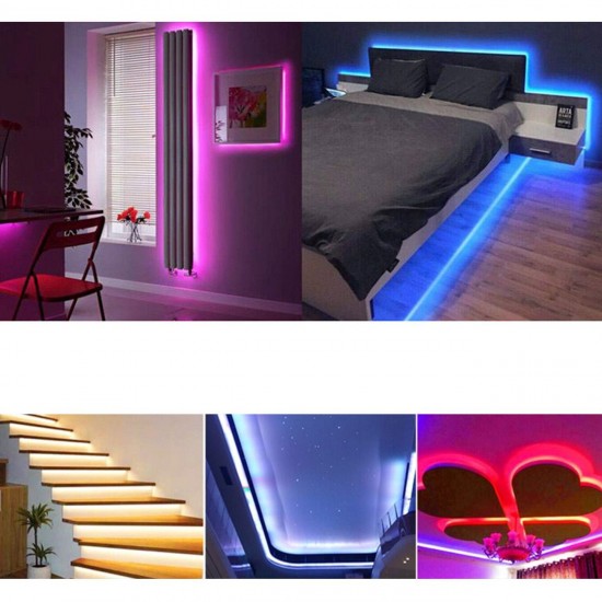 Banda Autocolanta LED Color (WRGB) cu Telecomanda 3m