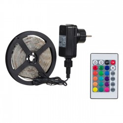 Banda Autocolanta LED Color (WRGB) cu Telecomanda 3m