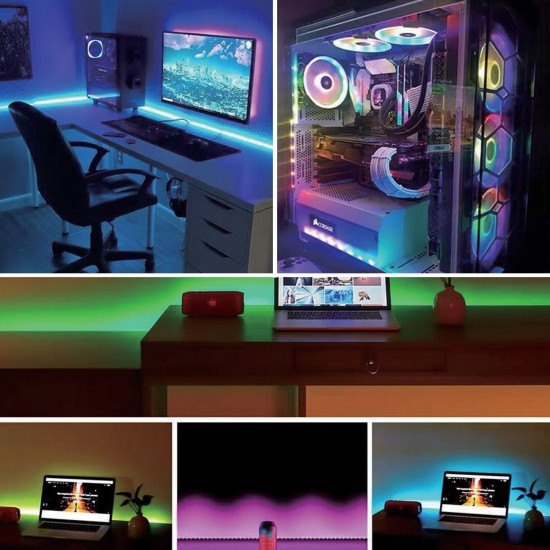 Lampa Bara LED cu USB & Control - 4buc