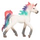Jucarie Unicorn cu Coama Rainbow 9x3x9.5cm