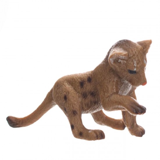 Figurine  Animale Salbatice Pui de Leopard Tigru Elefant Panda 5cm
