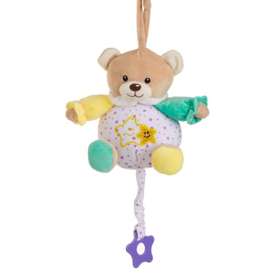 Jucarie Muzicala pentru Patut Ursulet cu Dentitie