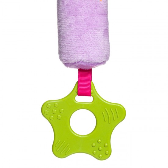 Jucarie Zornaitoare Ursulet de Plus & Jucarie de Dentitie 18cm