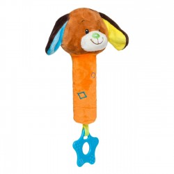 Jucarie Zornaitoare Catel de Plus & Jucarie de Dentitie 18cm