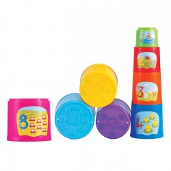 Jucarie Piramida cu Pahare & Cifre