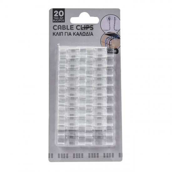 Carlige Transparente pentru Cabluri