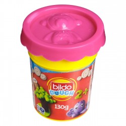 Bildo DOH Plastilina Roz in Pahar cu Forma Animal pe Capac 130g