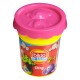 Bildo DOH Plastilina Roz in Pahar cu Forma Animal pe Capac 130g