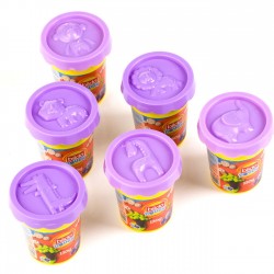 Bildo DOH Plastilina Mov in Pahar cu Capac Forma Model de Animal 130g