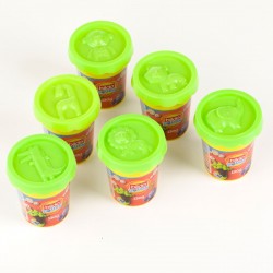 Bildo DOH Plastilina Verde in Pahar cu Capac Forma Model Animal 130g