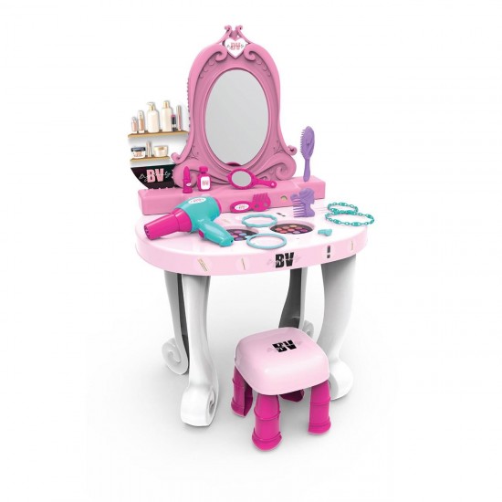 Masuta de Machiaj cu Oglinda Accesorii & Sunet 78cm - 25 piese