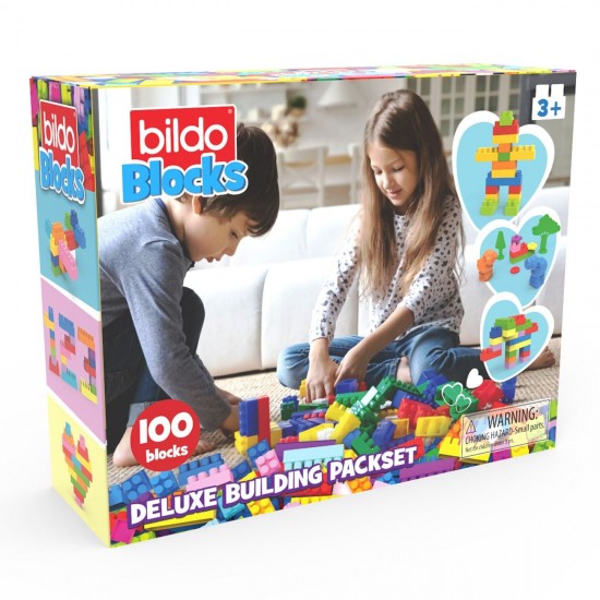 Set Cuburi Multicolore 100 piese