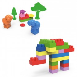 Set Cuburi Multicolore 100 piese