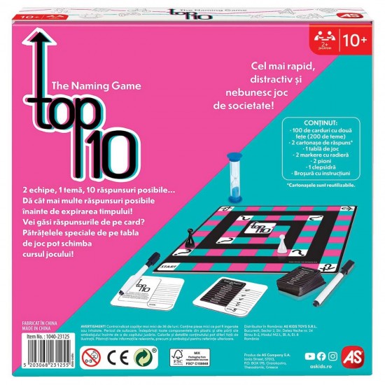Joc de Societate ”Top 10” - AS