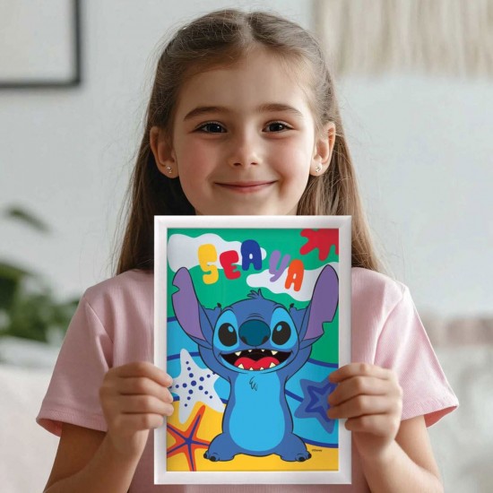 HappiHobbi Paint & Frame Pictura cu Numere Disney Stitch - AS