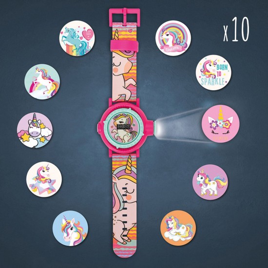 Ceas cu Proiector Unicorn pentru Copii - AS