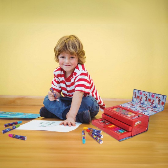 Set de Colorat in Valiza de Carton Marvel Spidey - AS