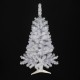 Brad de Craciun Artificial Alb cu 145 de ramuri - 1.20m