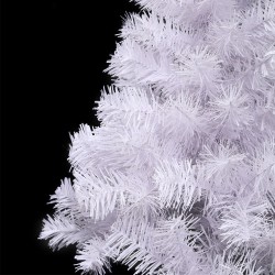 Brad de Craciun Artificial Alb cu 145 de ramuri - 1.20m