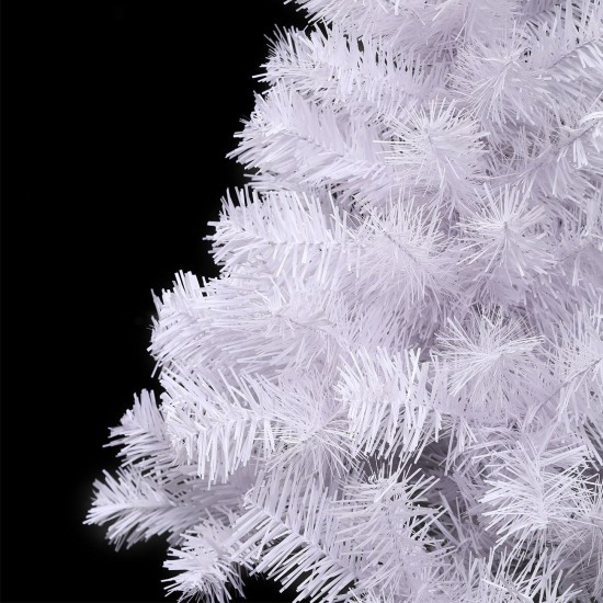 Brad de Craciun Artificial Alb cu 145 de ramuri - 1.20m