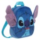 Rucsac de Plus Bleu Mov Catifelat Stitch pentru Copii 17.5x7x21cm