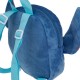 Rucsac de Plus Bleu Mov Catifelat Stitch pentru Copii 17.5x7x21cm