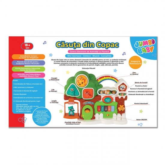 Jucarie Educativa ”Casuta din Copac” Vorbeste Romaneste - Idea