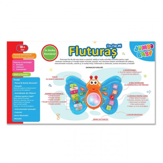 Pian Electronic - Flutura Do-Re-Mis cu Activitati - Idea