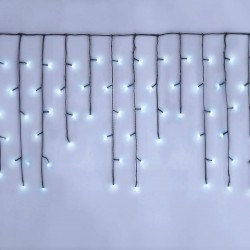 Instalatie de Lumini Perdea cu 500 de becuri LED Extensibila de Interior & Exterior 10m - Lumina Rece