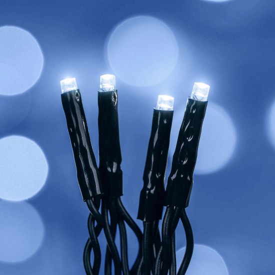 Instalatie de Lumini cu 800 de Becuri LED Extensibila 39,95m de Interior & Exterior - Alb Rece