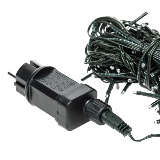 Instalatie de Lumini cu 800 de Becuri LED Extensibila 39,95m de Interior & Exterior - Alb Rece
