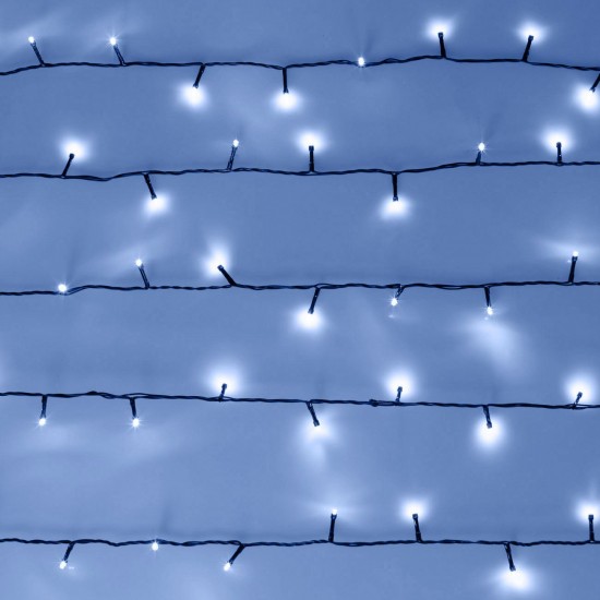 Instalatie de Lumini cu 500 de Becuri LED cu Program 24,95m de Interior & Exterior - Alb Rece