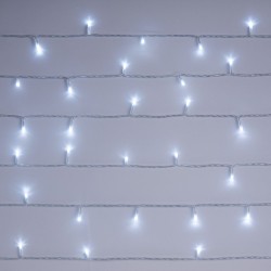 Instalatie de Lumini cu 800 de Becuri LED Extensibila 39,95m de Interior & Exterior - Alb Rece