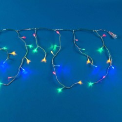 Instalatie de Lumini Perdea cu 288 de Becuri LED cu Program de Interior & Exterior 6m - Multicolor