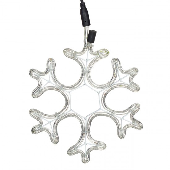 Fulg din Furtun Luminos cu LED 27x27cm - Alb Rece