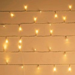 Instalatie de Lumini cu 800 de Becuri LED  Extensibila 39.95m de Interior & Exterior - Alb Extra Cald