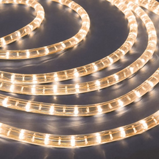 Furtun Luminos LED pentru Spatii Exterioare Lumina Fixa 18m - Alb Cald