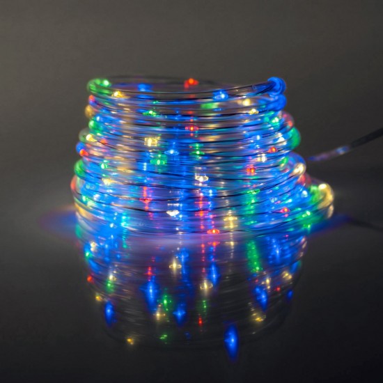 Furtun Luminos Solar cu 100 de Becuri LED cu Programe 4.95m - Multicolor