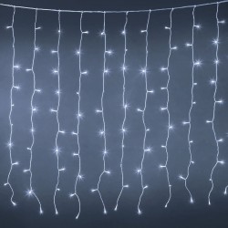 Instalatie de Lumini Perdea cu 360 de Becuri LED cu Programe de Interior & Exterior 5m -  Alb Rece