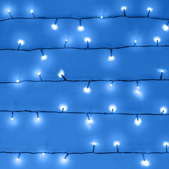 Instalatie de Lumini cu 1200 de Becuri LED cu Program 59,95m de Interior & Exterior - Alb Rece