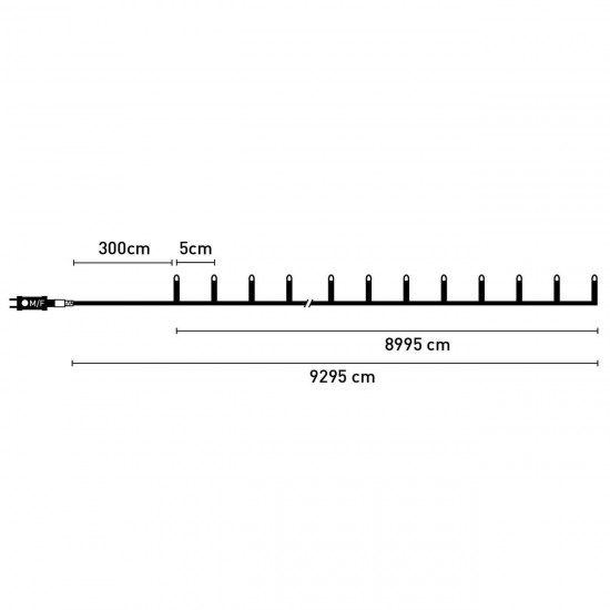 ~INSTALATIE 1200LED MULTICOL 8FUNCT
