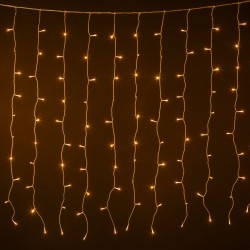 Instalatie de Lumini Perdea cu 400 de becuri LED Extensibila de Interior & Exterior 2m - Alb Extra Cald