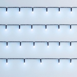 Instalatie de Lumini cu 60 Becuri LED cu Baterii si Program 5.90m - Alb Rece