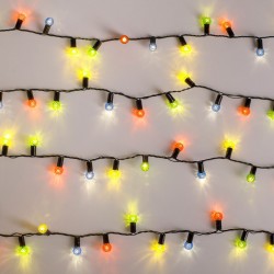 Instalatie de Lumini cu 100 de Becuri LED cu 8 Programe de Interior & Exterior 4.95m - Multicolor