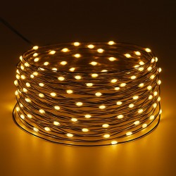 Instalatie de Lumini cu 200 de Becuri LED Copper de Interior & Exterior 19.90m - Alb Cald